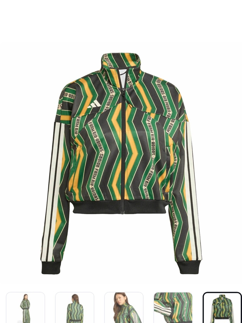 ADIDAS SPORTSWEAR
Printed Zip-Up Jacket, Farm Rio